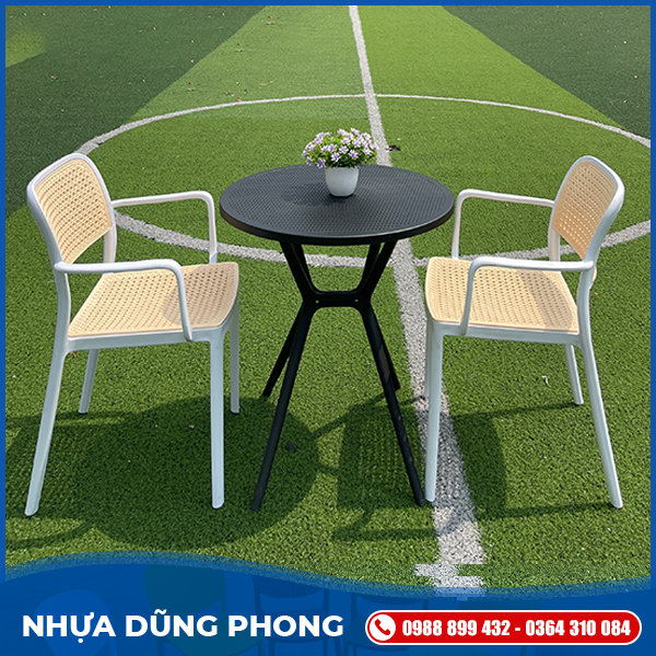 Ghế giả mây có tay	
